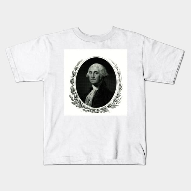 GEORGE WASHINGTON Kids T-Shirt by truthtopower